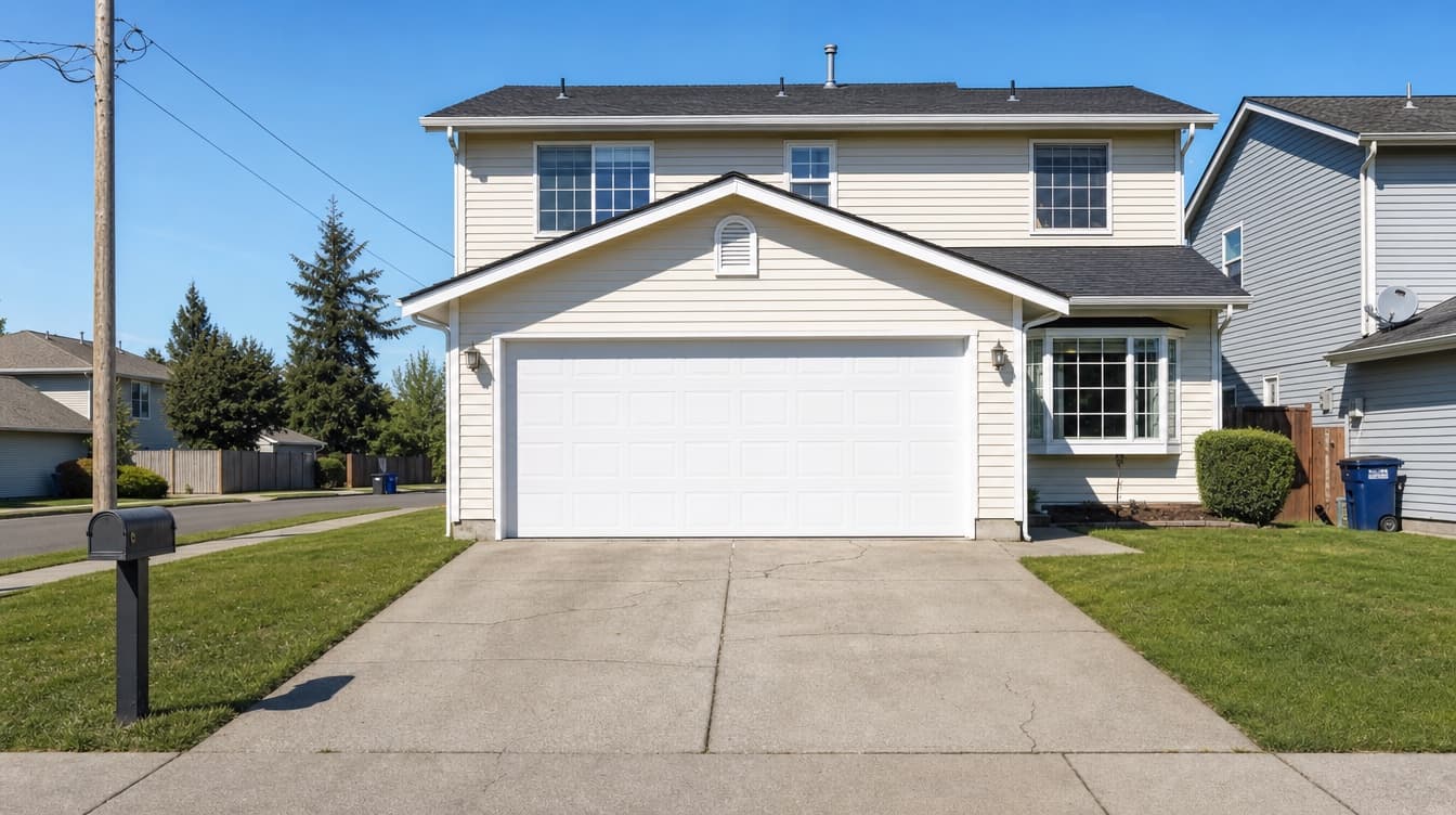 Residential neighborhood in Auburn, WA — service area for Northwest Garage Doors
