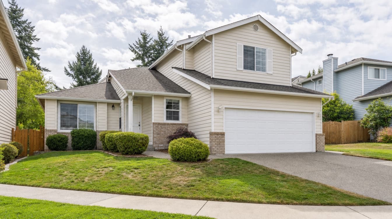 Residential neighborhood in Federal Way, WA — service area for Northwest Garage Doors