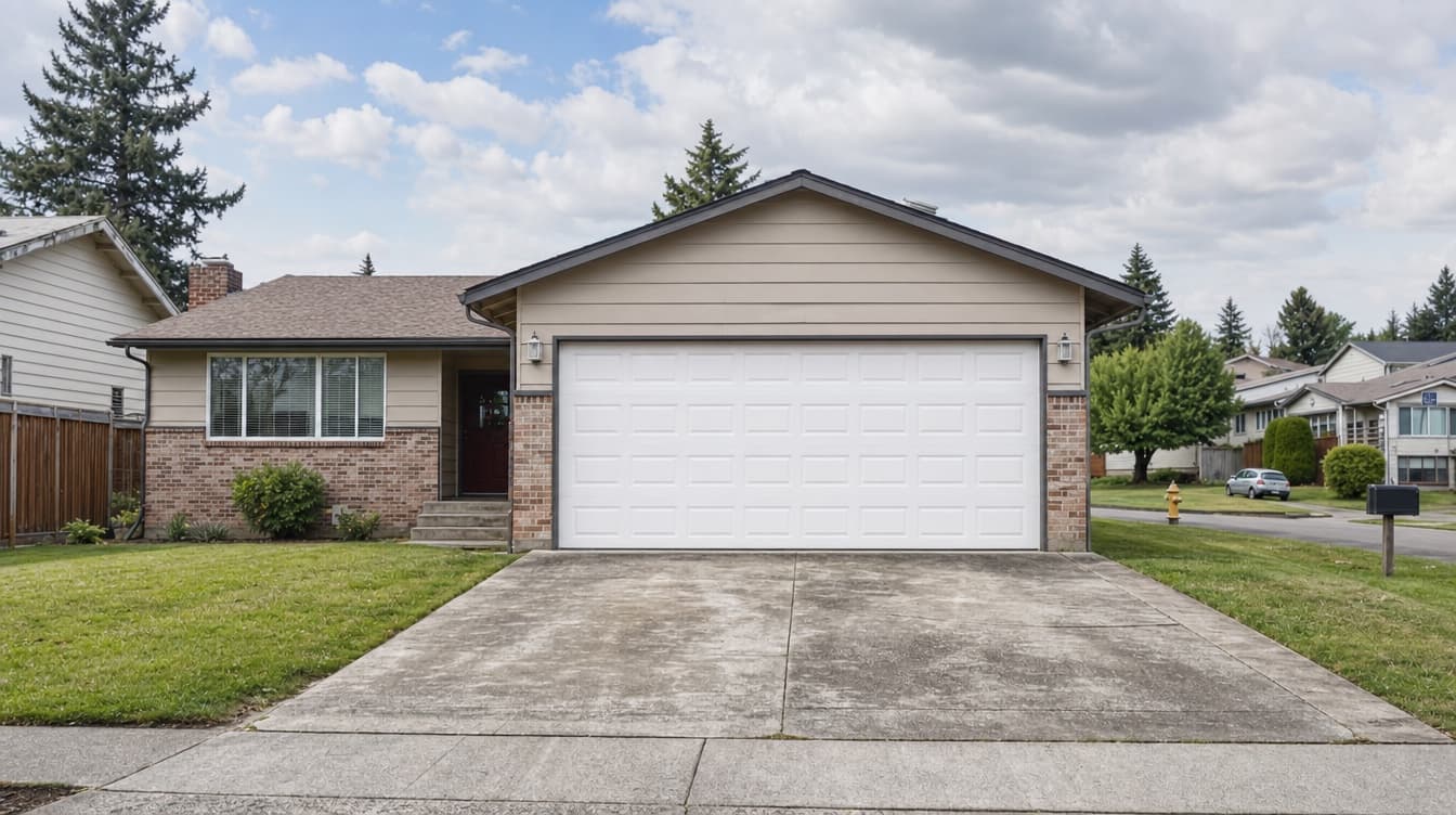 Residential neighborhood in Renton, WA — service area for Northwest Garage Doors