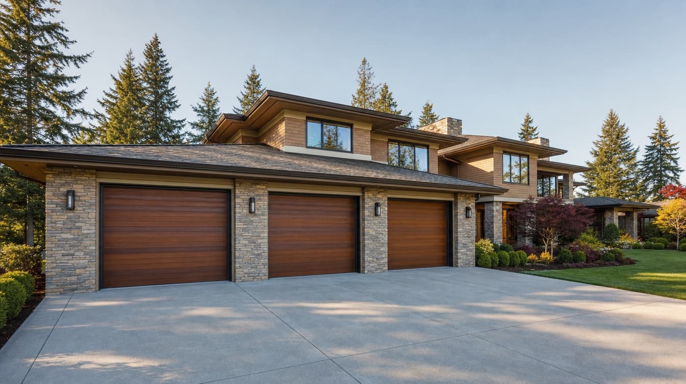 Residential neighborhood in Woodinville, WA — service area for Northwest Garage Doors