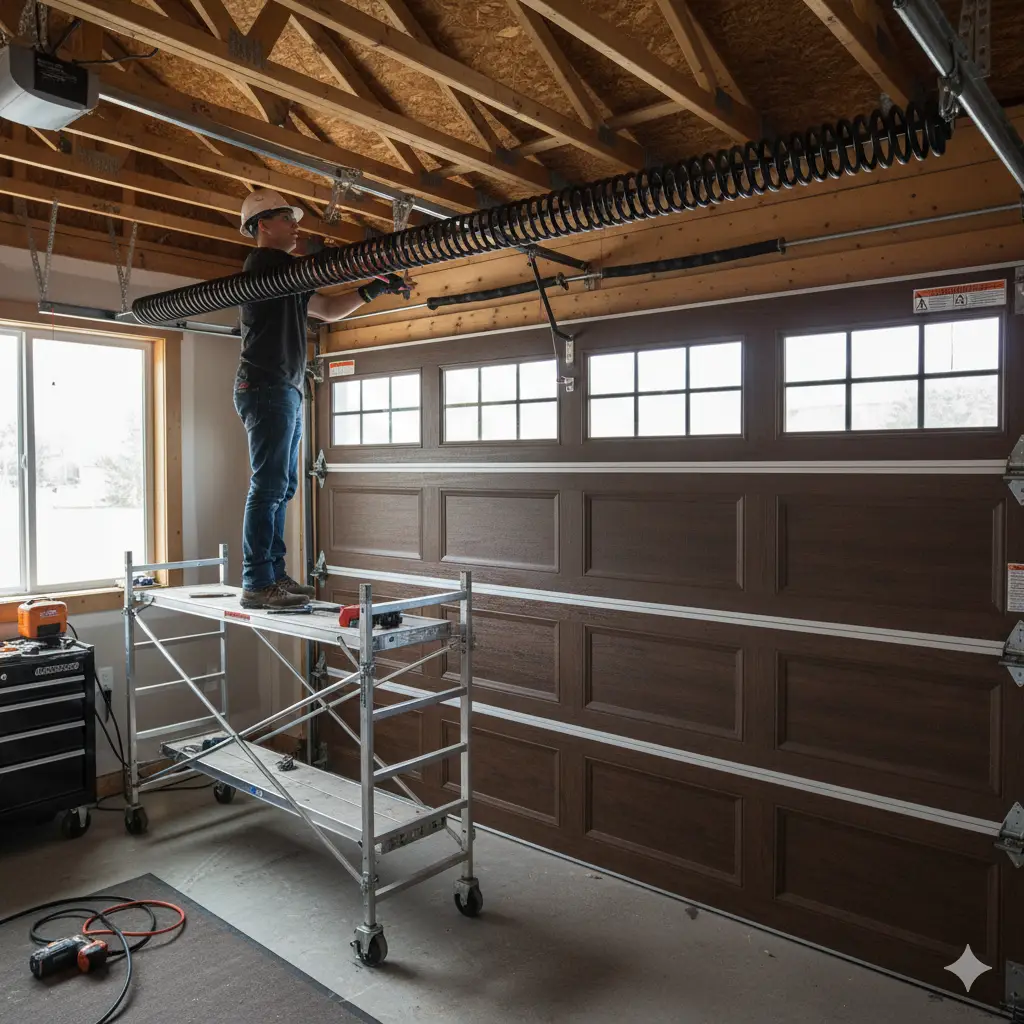 Torsion Spring Installation for Safe & Reliable Garage Doors